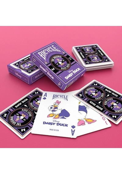 Bicycle Disney Classic Daisy Duck Premium Oyun Kağıdı Koleksiyonluk İskambil Kartları Destesi