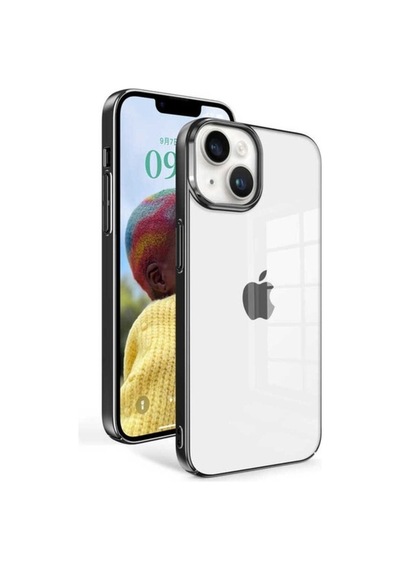 Apple Uyumlu iPhone 14 Kılıf Zore Sun Kapak Siyah
