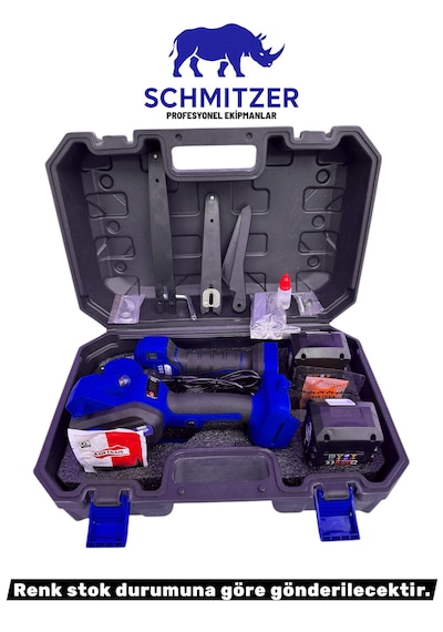 Schmıtzer Sch-2budama-m Pro Set 21v Çelik Şanzuman 2 Pala Ve Zincir Şarjlı Dal Ağaç Kesme Bağ Budama Makas Testere