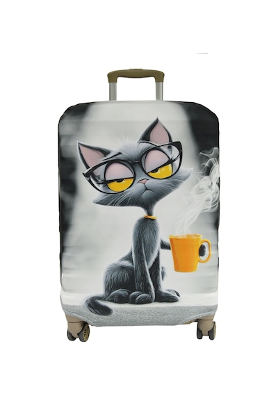 My Saraciye My 161 Cool Kedi Valizler İçin Kılıf Seti Kabin Orta Ve Büyük Çok Renkli