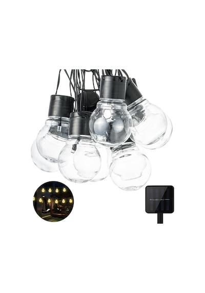 10 Led 3.5 Metre Güneş Enerjili Su Geçirmez 8 Mod Led Bahçe Teras