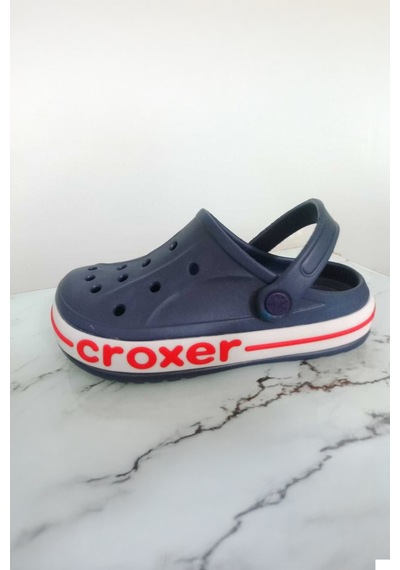 Croxer Lacivert Unisex Ortopedik Doktor Aşçı Hastane Plaj Ve Günlük Ev Terliği