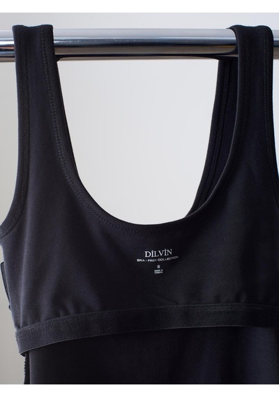Dilvin 32807 Bra-free Atlet-siyah-15319