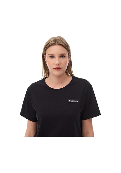 Columbia W Label Graphic Ss Tee Kadın Tişört Cs0472 Siyah