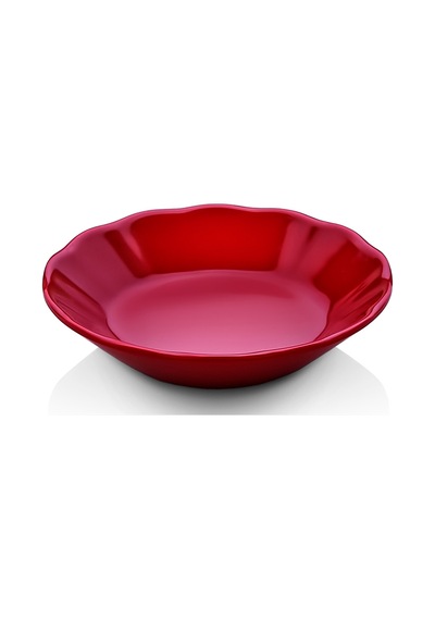 6 Adet 11 Cm Kırmızı Melamin Çay Tabağı Bulaşık Makinesinde Yıkanabilir Dayanıklı Çay Tabak