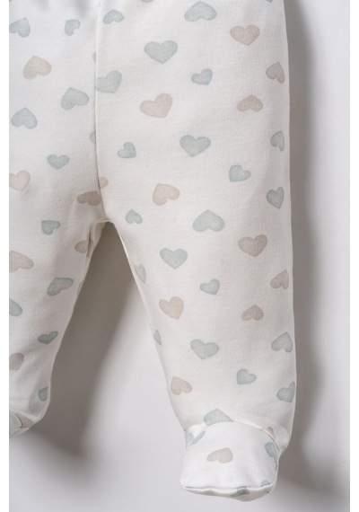 U.S. Polo Assn. Nakışlı Kız Bebek Cute Hearts Beyaz Hastane Çıkışı 5 Li Set Usb3201-c-v1 Usb3201-c-v1