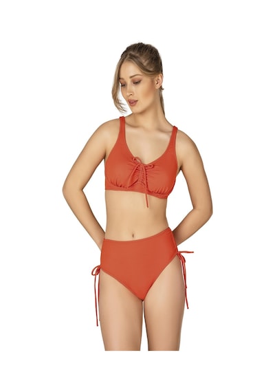 Endeep Kadın Büyük Beden Balenli Destekli Bağlama Detaylı Turuncu Bikini Takımı-turuncu Turuncu Endeep Kadın Büyük Beden Balenli Destekli Bağlama Detaylı Turuncu Bikini Takımı-turuncu Turuncu