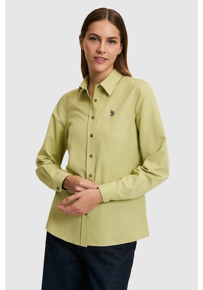 U.s. Polo Assn. Kadın Çağla Gömlek Basic 50324791-vr016 Cagla