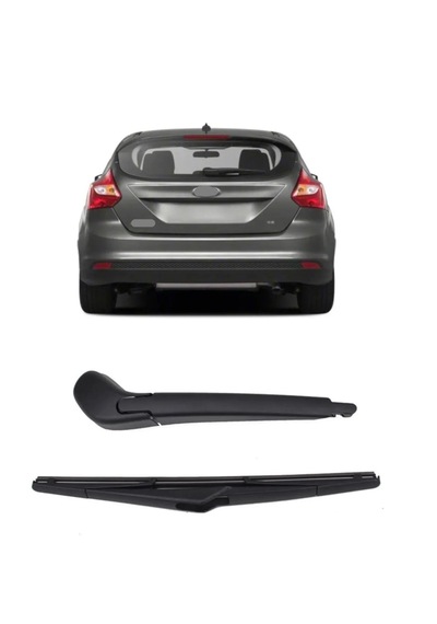 Ford Focus 3 Mk3 2012-2017 Arka Cam Silecek Kolu Ve Süpürgesi Kapak Takımı Bm5117406ac