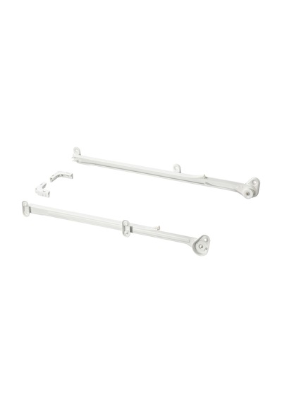 Ikea Altarliden Serisi, Sepet Rayı, 62 Cm, Beyaz