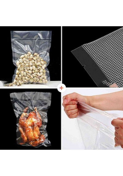 Vakum Torbası Poşeti Tırtıklı Tanışma. Deneme. Numune Paketi