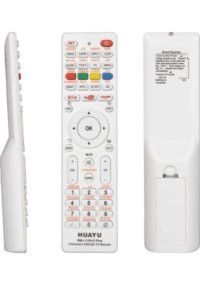 Huayu Rm-l1130+x Plus Beyaz Universal Lcd Led Tv Kumanda