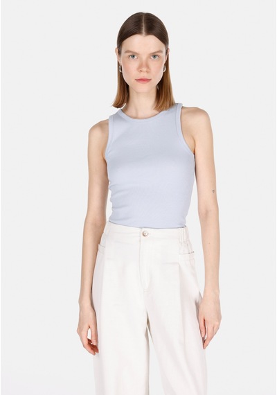 Colin's Colins Slim Fit Kadın Mavi Atlet Cl1064021 Q1.v1 Ble Mavi