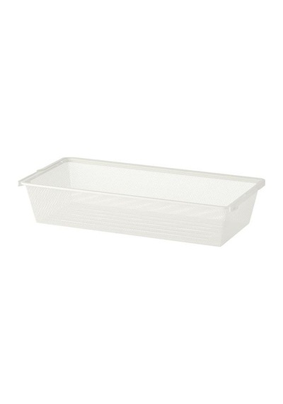 Ikea Boaxel Tel Sepet, Beyaz, 80x40x15 Cm