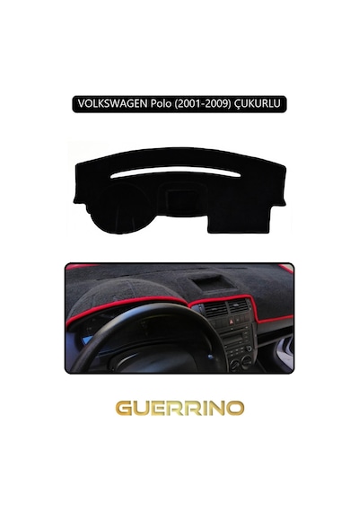 Volkswagen Polo 2001-2009 Çukurlutorpido Koruma Halısı Siyah Kenar