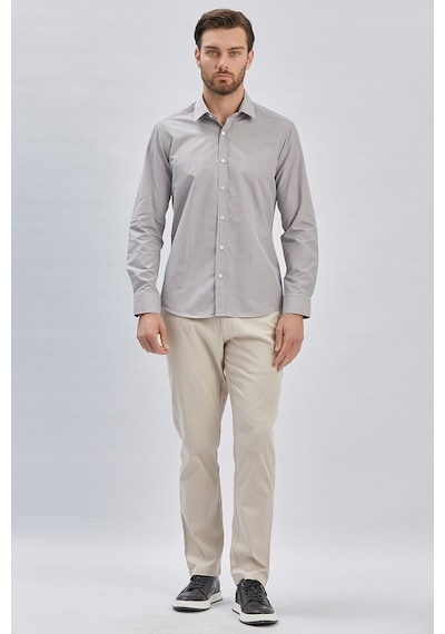 İmza Gri Uzun Kollu Bez Ayağı Sert Yaka Cepsiz Klasik Slim Fit Dar Kesim Gömlek 1004240230-gri Gri İmza Gri Uzun Kollu Bez Ayağı Sert Yaka Cepsiz Klasik Slim Fit Dar Kesim Gömlek 1004240230-gri Gri