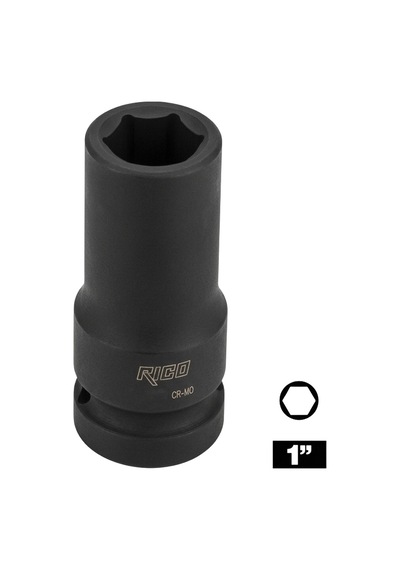 Rıco 1" Altı Köşe Havalı Derin Lokma 32 Mm