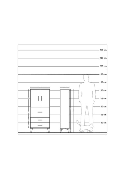 Arges Dolap Tek Raflı 3 Çekmeceli 2 Kapaklı 60x30x134 Antrasit-aytaşı Antrasit Arges Dolap Tek Raflı 3 Çekmeceli 2 Kapaklı 60x30x134 Antrasit-aytaşı Antrasit