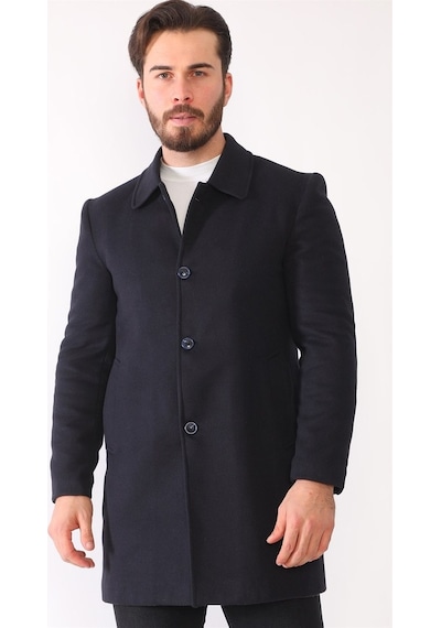 Plt8364 Dewberry Erkek Palto-Lacivert