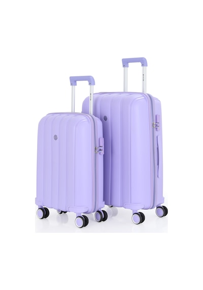 Mçs Group Mçs Polipropilen 2li Valiz Seti Orta & Kabin V305 S21yy1000076-set 00025 Lila