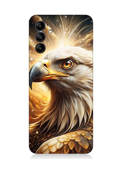 Samsung Galaxy A55 Uyumlu Kartal Bakışı Desenli Silikon Kılıf