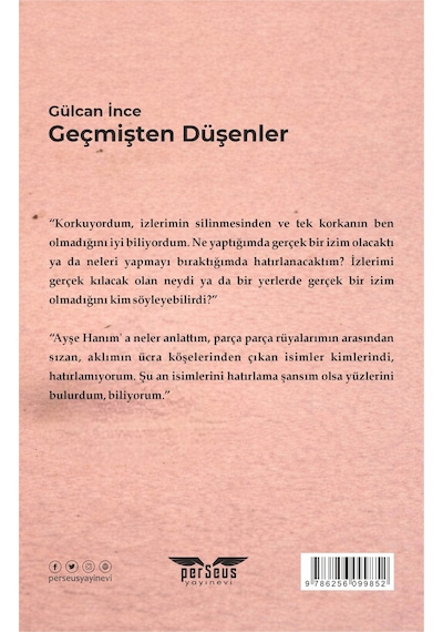 Geçmişten Düşenler - Gülcan İnce - Perseus Yayınevi