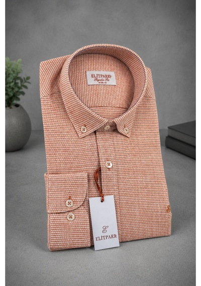 Elitpark %100 Pamuk Açık Kahve Uzun Kollu Pamuklu Cepsiz Regular Kalıp Premium Erkek Gömlek Açık Kahverengi Elitpark %100 Pamuk Açık Kahve Uzun Kollu Pamuklu Cepsiz Regular Kalıp Premium Erkek Gömlek Açık Kahverengi