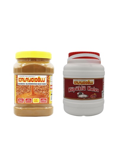 Kalaycıoğlu Kepeksiz Tahin 935 G + Köpük Helva 950 G