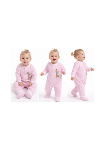 Veraura Lifestyle 6/48 Ay Kapitoneli Bebek Uyku Tulumu Pembe