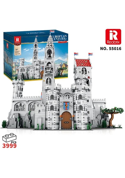 Reobrix 55016 Kral Kalesi Yaratıcı Yapı Blok Seti Building Blocks King's Castle - 3999 Parça