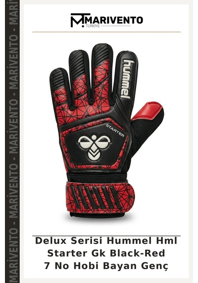 Delux Serisi Hummel Hml Starter Gk Black-red 7 No Hobi Bayan Genç Siyah - Kırmızı