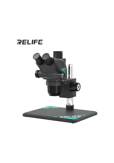 Relife Rl-m6t Pro-b11 Trioküler Profesyonel Tamir Siyah Mikroskop