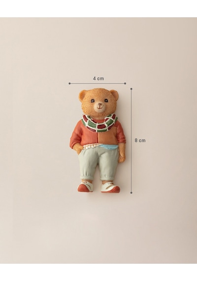Madame Coco Pour Bear Magnet - Somon - 4x8 Cm 8684427186923 Pembe
