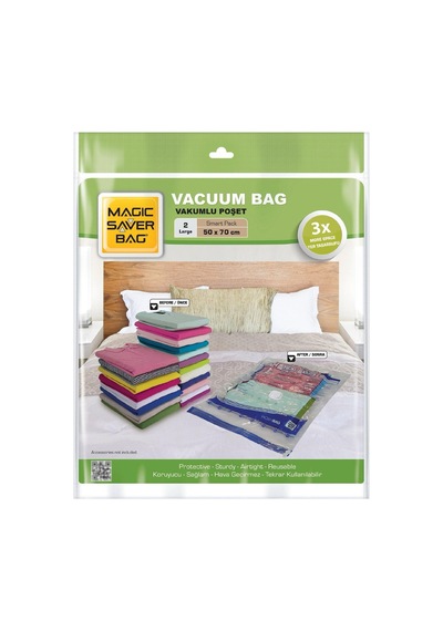 Saver Bag 2'li Large Vakumlu Poşet Seti