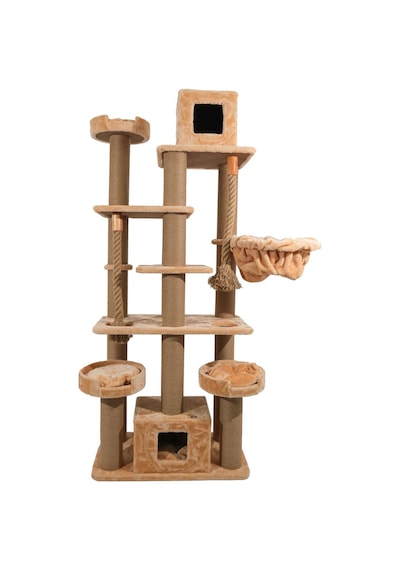 Lotus Furniture Pet Series Los Angeles Tırmalamalı Kedi Evi