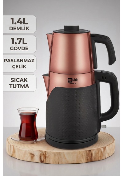 Egetürk Ecm-128 Coverlı 1.7 Lt Elektrikli Çay Makinesi