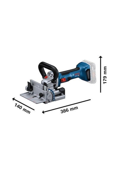 Bosch GFF 18V-22 Akülü Yassı Dübel Frezesi Solo - 0601620100