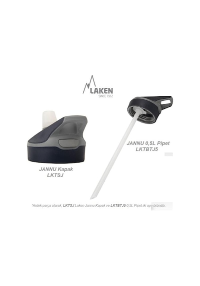 Laken Çelik 18/8 Jannu Termos Sise 0.5 L - Kırmızı Std-Tek Renk