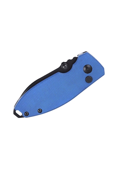 Crkt Squid Button Lock Micarta Blue Kamp Çakı Mavi