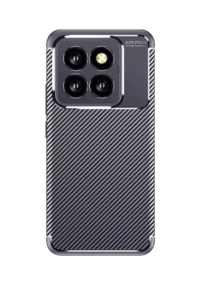 Xiaomi Mi 14t Pro Kılıf Auto Focus Karbon Kapak - Lacivert -