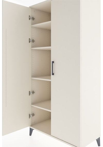 Hyperion Dolap 4 Raflı 2 Kapaklı 88x44x182 Aytaşı-aytaşı Aytaşı