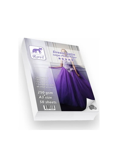 Rovi Dream Satin Fotoğraf Kağıdı 240 Gsm 50 Yaprak A3+