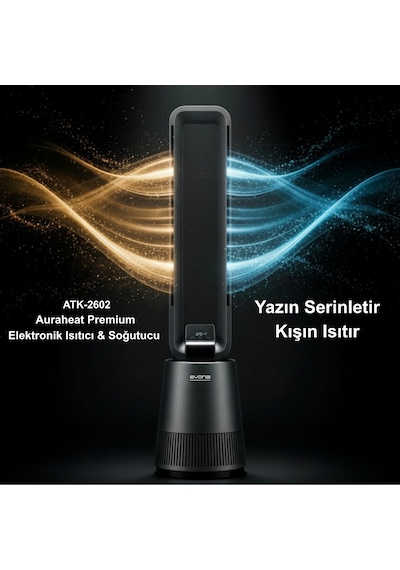 Evona Auraheat Premium Elektronik Fanlı Isıtıcı & Soğutucu Klima