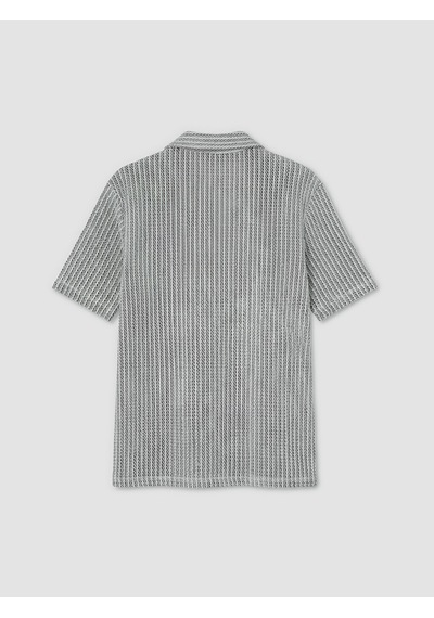 Lcw Vision Beyaz Regular Fit Desenli Erkek Gömlek