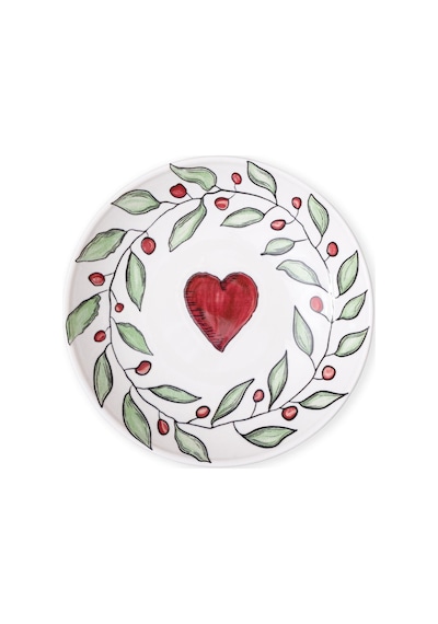 The Mia Luv Yemek Tabağı 6lı Set 20 Cm Çok Renkli