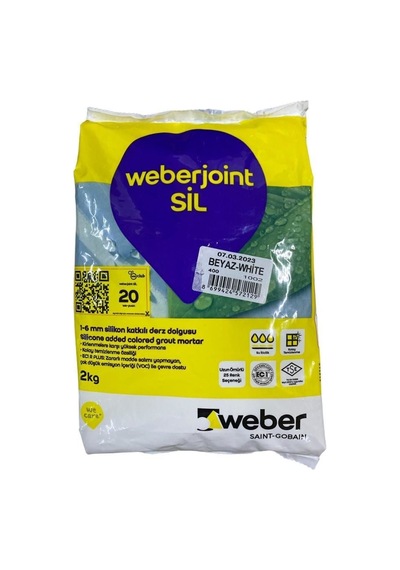 Weber Joint Sil 400 Beyaz Derz Dou 2 Kg