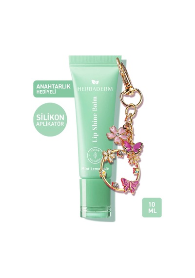 Herbaderm Limonata Aromalı Parlatıcı Dolgunlaştırıcı ve Onarıcı Vegan Dudak Balmı 10 ML