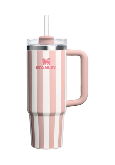 Stanley The Quencher H2.0 Flowstate Tumbler Pipetli Termos Peach Whip Cabana Gloss 0.89 Litre Çok Renkli