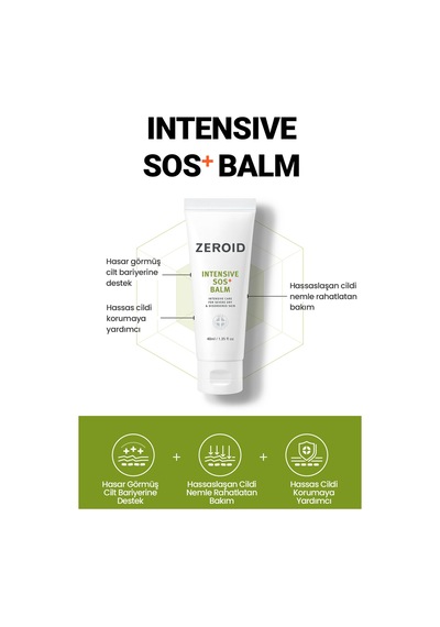 Yağ-nem Dengesi Ve Bariyer Desteği Sunan Etkili Nemlendirici Bakım Kremi Zeroıd Intensive Sos Balm