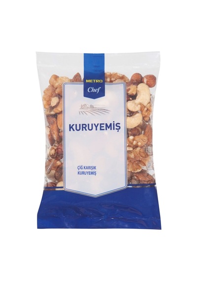 Metro Chef Çiğ Karışık Kuruyemiş 100 G - Fındık, Badem, Kaju, Dut Kurusu, Üzüm 5'li Avantaj Pak Tarı